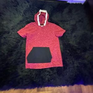 short sleeve hoodie shirt.